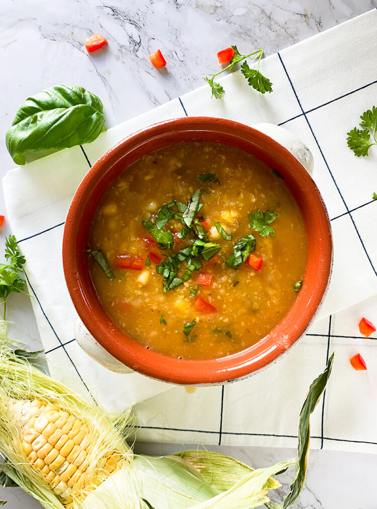 Summer Corn and Potato Chowder
