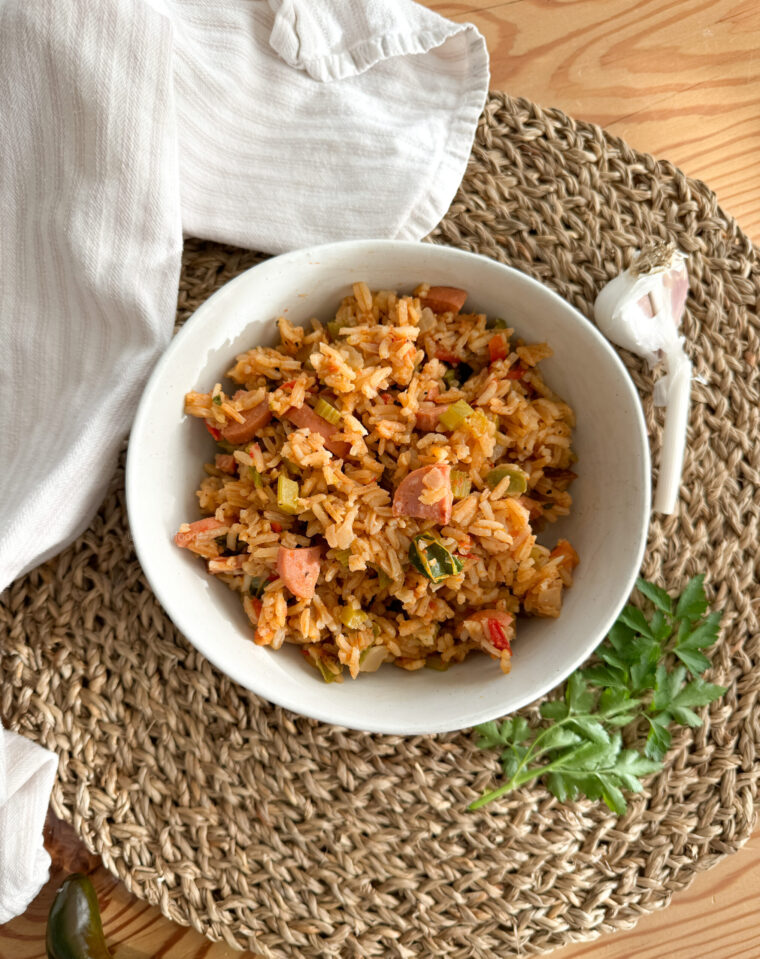 One-Pot Creole Sausage Jambalaya