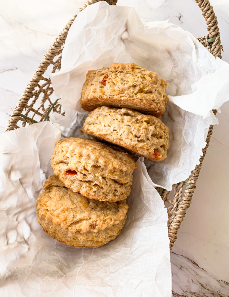 Soft and Fluffy Vegan Savoury Breakfast Scones