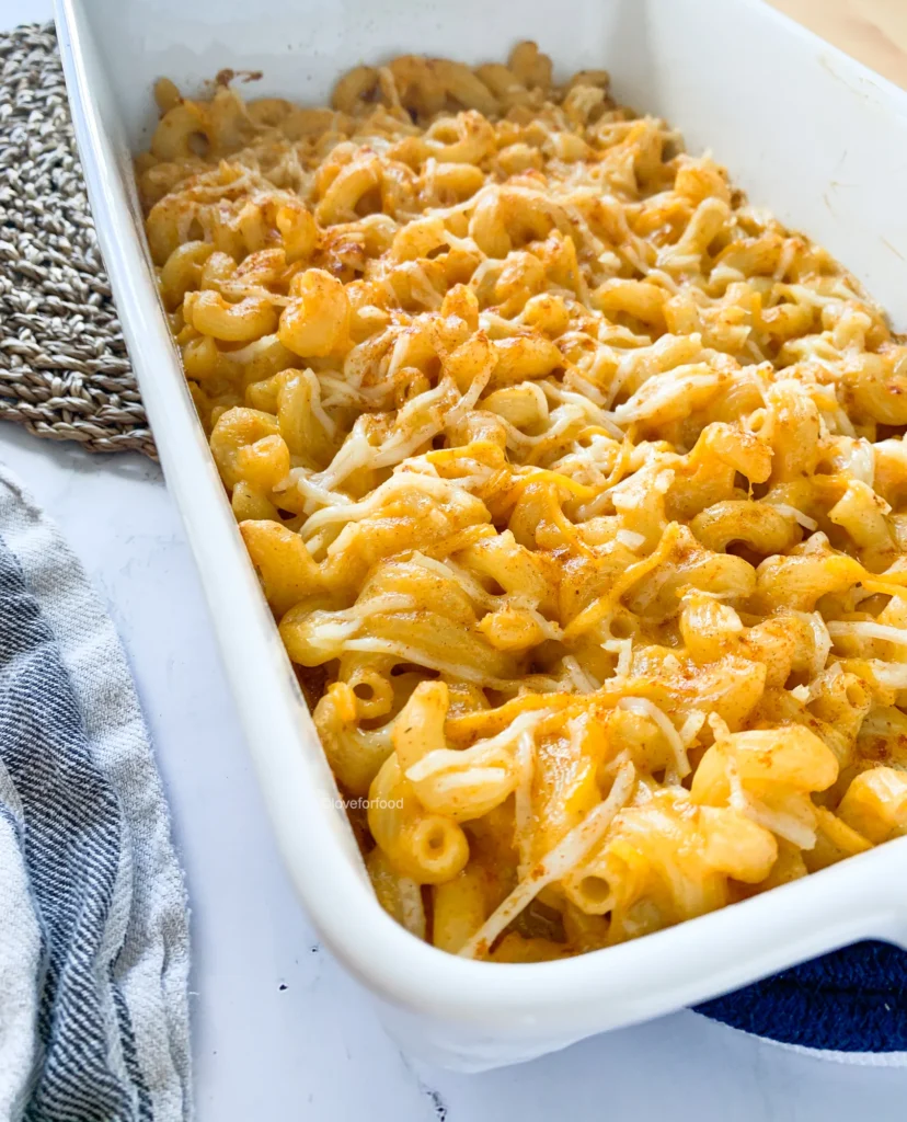 vegan baked mac and cheese