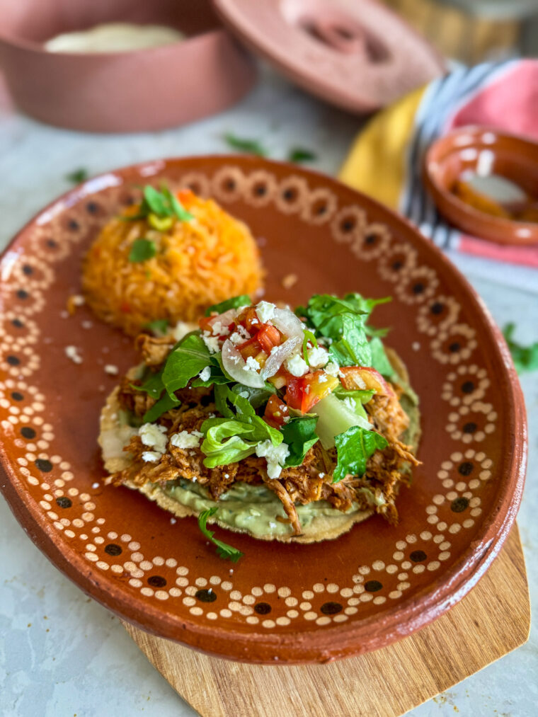 Easy Salsa Verde Braised Pork Tostadas