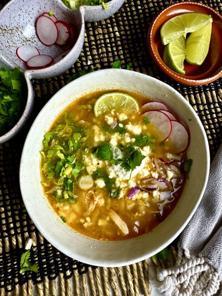 Easiest Chicken Pozole Verde