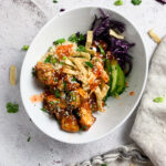 sweet chili tofu bowl