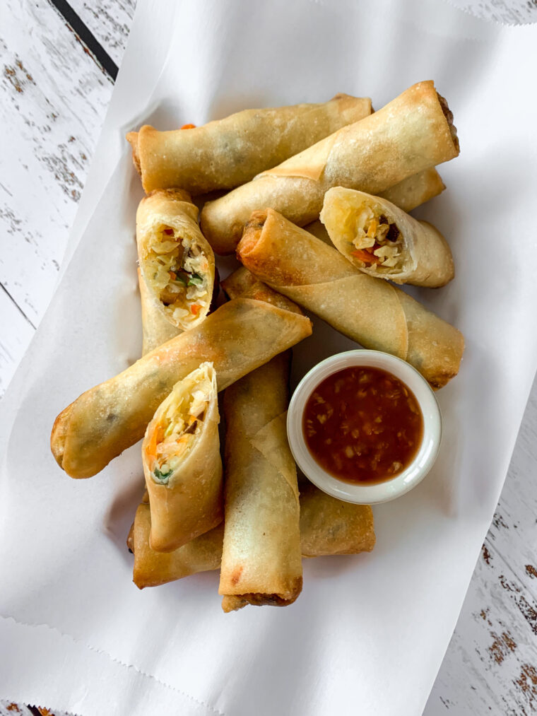 Homemade Vegetable Spring Rolls