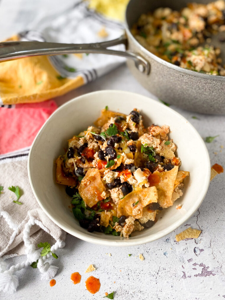 Southwest Tofu Breakfast Scramble