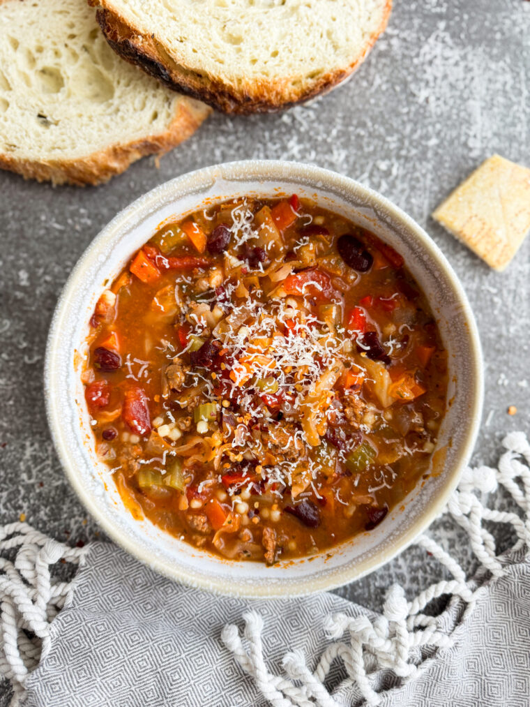 Quick and Hearty Minestrone Soup