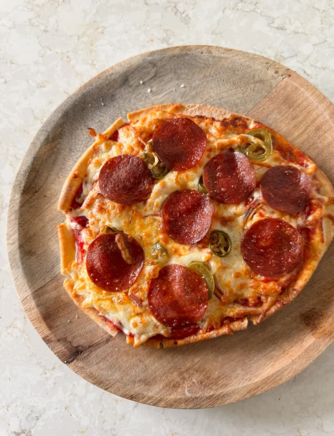 Air Fryer Pita Pizza