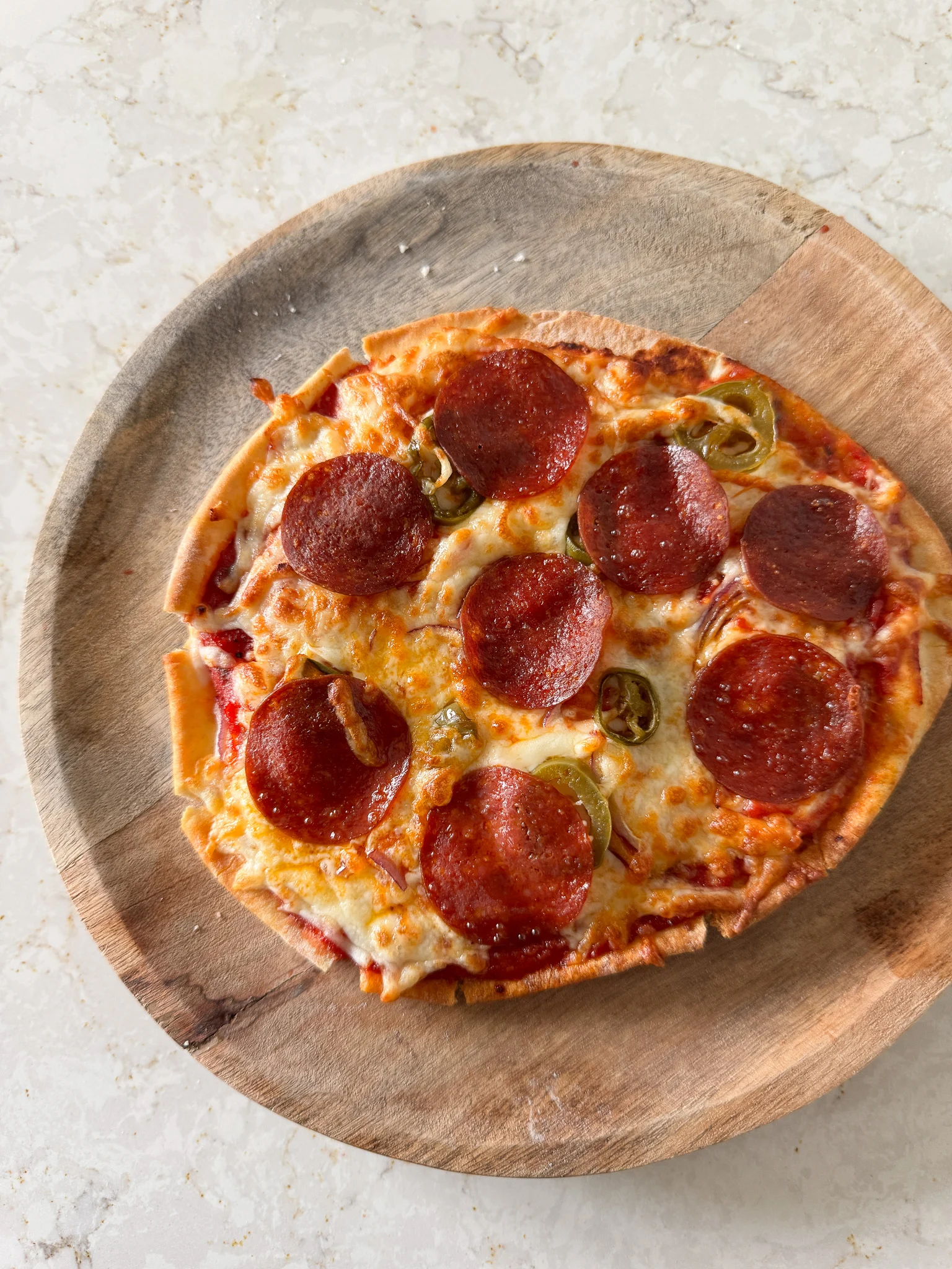 air fryer pita pizza