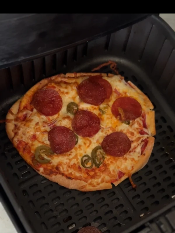 pita pizza cooked in air fryer