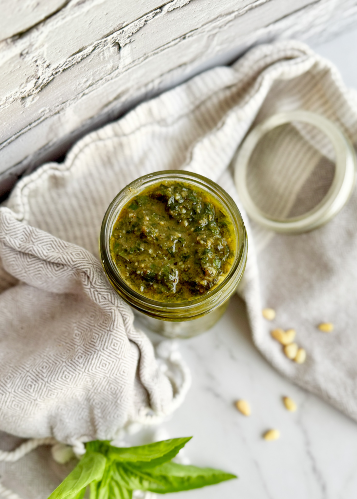 traditional basil pesto