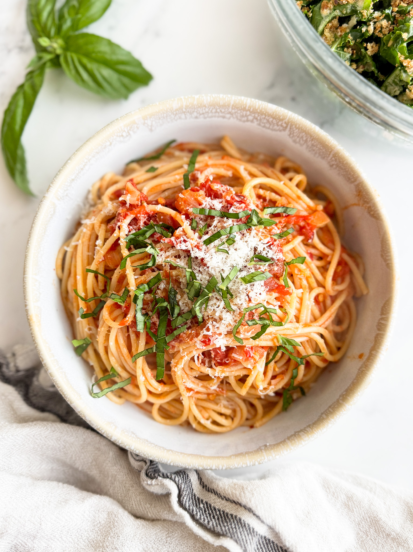 Easy & Authentic Pomodoro Sauce (Fresh or Canned Tomatoes)
