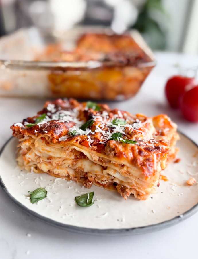 Lasagna Bolognese with Ricotta