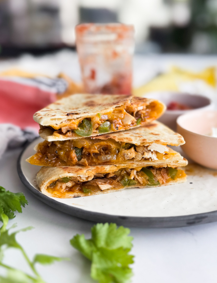 High-Protein Chicken Quesadillas