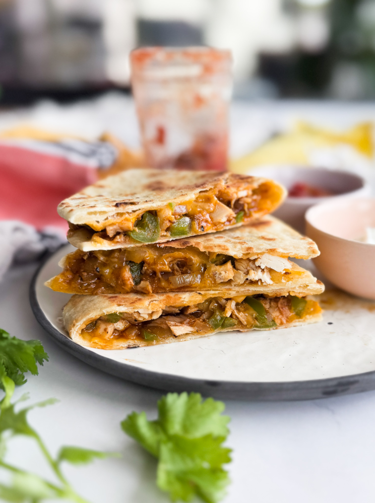 High-Protein Chicken Quesadillas