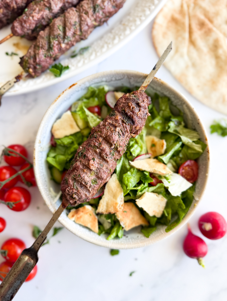 Beef Kofta on the Traeger