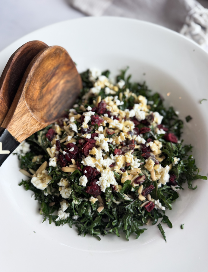 spring kale salad